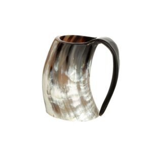 Horn mug with handle 0.5l